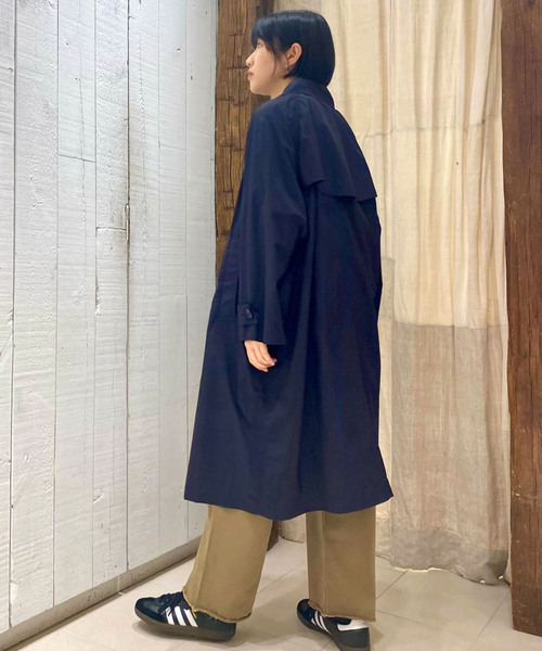 JOURNAL STANDARD LUXE（ジャーナルスタンダード　ラックス）の「【TICCA/ティッカ】TRENCH COAT（トレンチコート・レディース・ネイビー・FREE）」の10枚目の写真