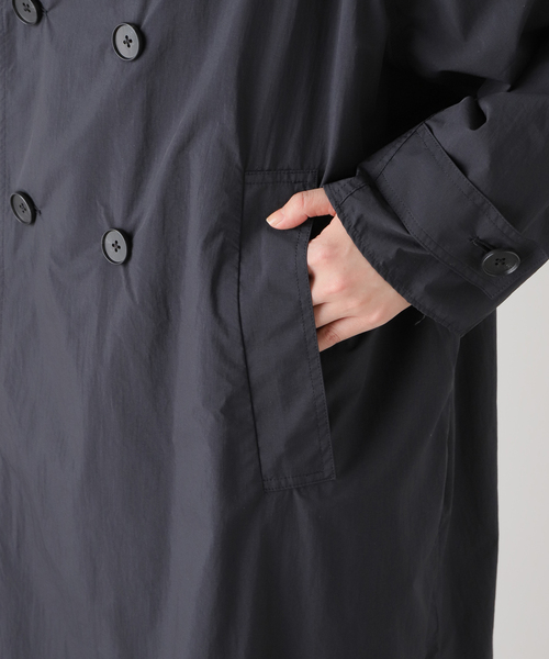 JOURNAL STANDARD LUXE（ジャーナルスタンダード　ラックス）の「【TICCA/ティッカ】TRENCH COAT（トレンチコート・レディース・ネイビー・FREE）」の2枚目の写真