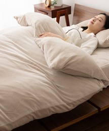 EMOOR(エムール)のもちふわ触感【至福の睡眠】掛け布団カバー/セミダブル(寝具)