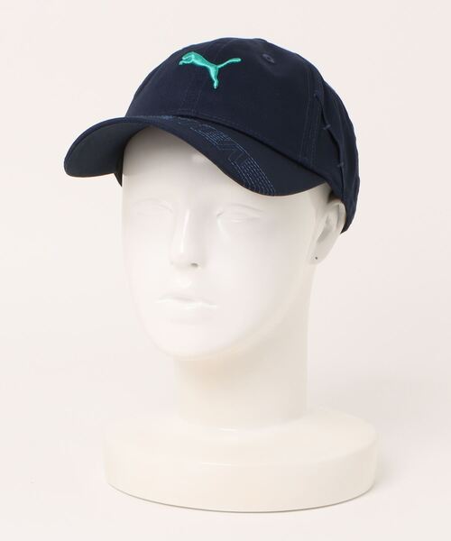 PUMA(プーマ)の「PUMA プーマ ウィメンズ ゴルフ W ブリムステッチ キャットロゴ キャップ(キャップ・レディース・ホワイト系その他/ダークネイビー/アッシュ・フリー)」の9枚目の写真