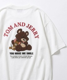 Tom&Jerry/トムとジェリー キャラクター ヴィンテージプリント フロント バックサガラ刺繍 オーバーサイズ半袖Tシャツ レディース メンズ