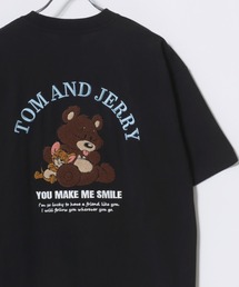 Tom&Jerry/トムとジェリー キャラクター ヴィンテージプリント フロント バックサガラ刺繍 オーバーサイズ半袖Tシャツ レディース メンズ