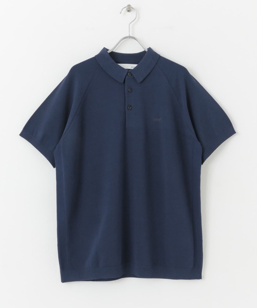 URBAN RESEARCH Sonny Label（アーバンリサーチサニーレーベル）の「『洗濯可』OOPS　半袖ラグランニットポロシャツ（ポロシャツ・メンズ・グリーン/ネイビー/ブラック・MEDIUM/LARGE）」の11枚目の写真