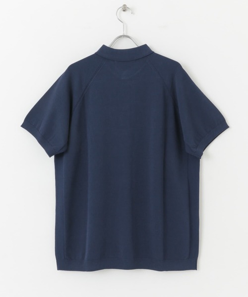 URBAN RESEARCH Sonny Label（アーバンリサーチサニーレーベル）の「『洗濯可』OOPS　半袖ラグランニットポロシャツ（ポロシャツ・メンズ・グリーン/ネイビー/ブラック・MEDIUM/LARGE）」の13枚目の写真