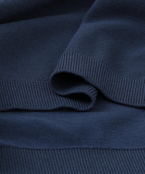 URBAN RESEARCH Sonny Label（アーバンリサーチサニーレーベル）の「『洗濯可』OOPS　半袖ラグランニットポロシャツ（ポロシャツ・メンズ・グリーン/ネイビー/ブラック・MEDIUM/LARGE）」の4枚目の写真