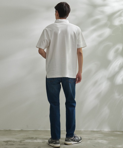 Arnold Palmer（アーノルドパーマー）の「パーマーチェック使い シェア ポロシャツ（ポロシャツ・レディース・ダークブルー/ホワイト/ブラック・XS/S/M/L/LL）」の12枚目の写真