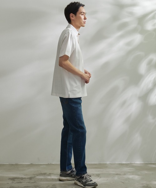 Arnold Palmer（アーノルドパーマー）の「パーマーチェック使い シェア ポロシャツ（ポロシャツ・レディース・ダークブルー/ホワイト/ブラック・XS/S/M/L/LL）」の18枚目の写真