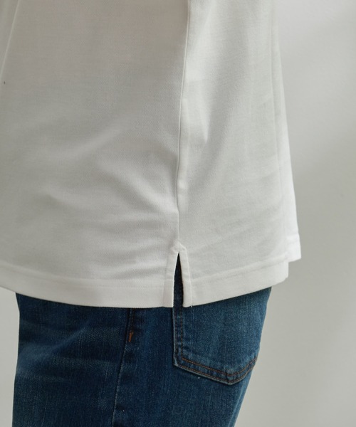 Arnold Palmer（アーノルドパーマー）の「パーマーチェック使い シェア ポロシャツ（ポロシャツ・レディース・ダークブルー/ホワイト/ブラック・XS/S/M/L/LL）」の8枚目の写真