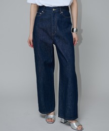 Aunt Marie's（アントマリーズ）の「ハイウエストワイドデニム（デニムパンツ）」