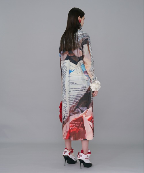 美品 nontokyo 最新 ノントーキョー リブハイネックワンピース 楽天