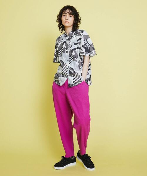 FRAPBOIS（フラボア）の「バトフラワー ブラウス（シャツ/ブラウス・レディース・ブルー/ブラック・1）」の14枚目の写真