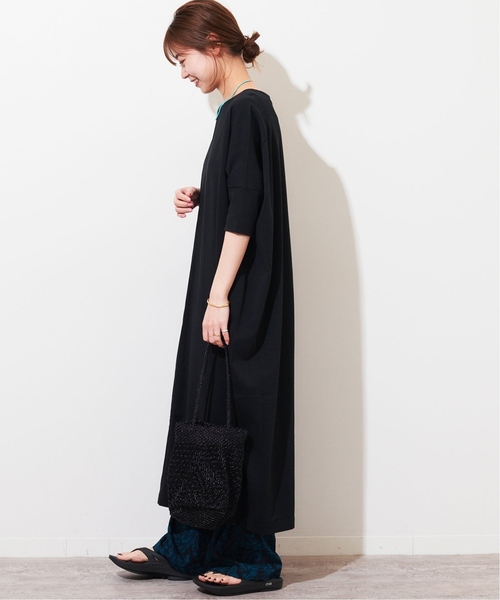 JOURNAL STANDARD relume（ジャーナルスタンダード　レリューム）の「《追加4》MVSコットンワンピース（ワンピース・レディース・ブラック/グレー・FREE）」の16枚目の写真
