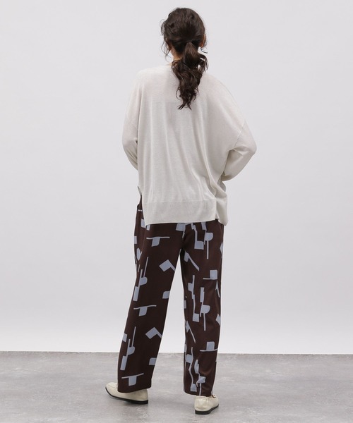 LAKOLE（ラコレ）の「ラメシアーVカーディガン / 112935（カーディガン/ボレロ・レディース・ライム/アイボリー/チャコールグレー・FREE）」の10枚目の写真