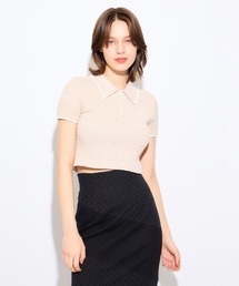 DEICY（デイシー）の「ニットポロシャツ（ポロシャツ）」