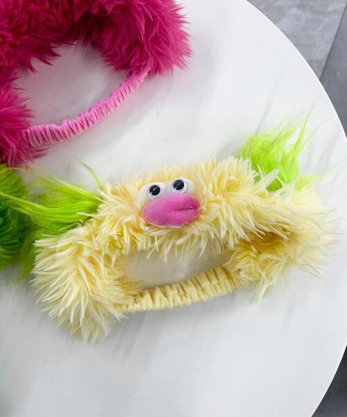 WEGO（ウィゴー）の「WEGO/モンスターヘアバンド（ヘアバンド・レディース・ピンク系その他/ライトイエロー/グリーン・FREE）」の2枚目の写真