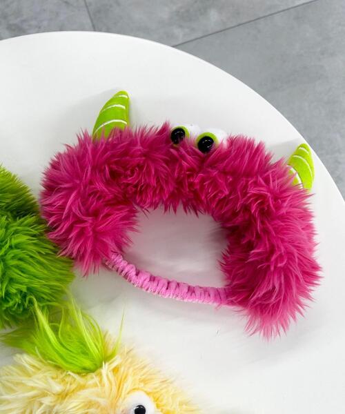 WEGO（ウィゴー）の「WEGO/モンスターヘアバンド（ヘアバンド・レディース・ピンク系その他/ライトイエロー/グリーン・FREE）」の3枚目の写真