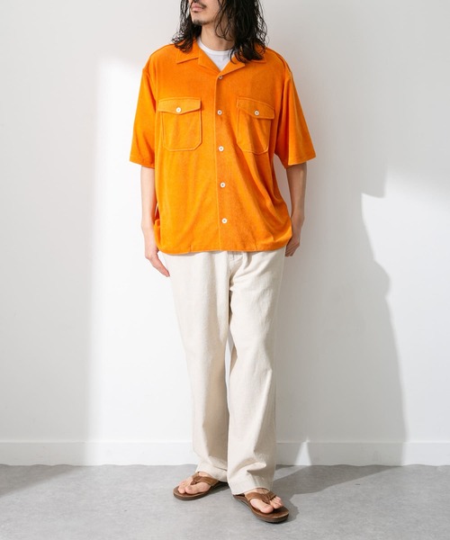ARMY TWILL（アーミーツイル）の「ARMY TWILL　Cotton Pile Utility Shirts（シャツ/ブラウス・メンズ・オレンジ/ブルー/グレー・MEDIUM/LARGE）」の15枚目の写真