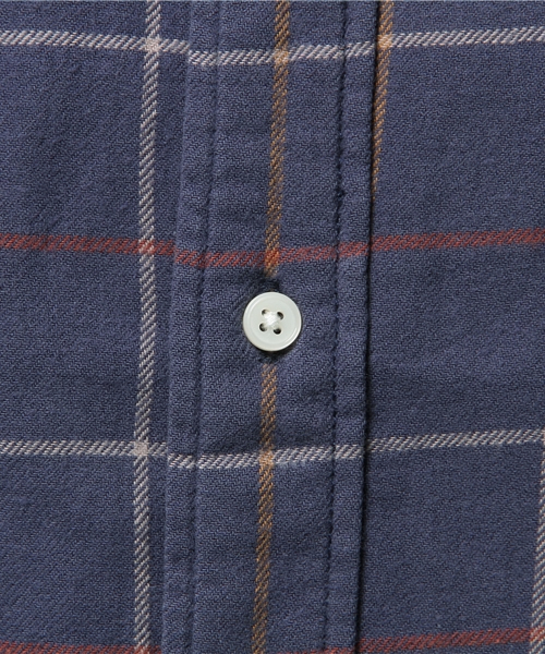 SEVENDAYS=SUNDAY（セブンデイズサンデイ）の「ビンテージネル　長袖レギュラーシャツ（シャツ/ブラウス・メンズ・レッド/グリーン/ネイビー/イエロー/グレー/ブルー・MEDIUM/SMALL/LARGE）」の11枚目の写真