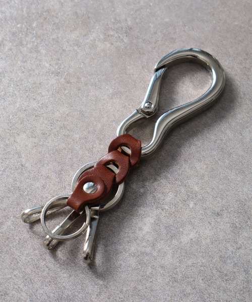 welise/ウェライズ】-MADE IN JAPAN- ブレイドレザー メタルカラビナ