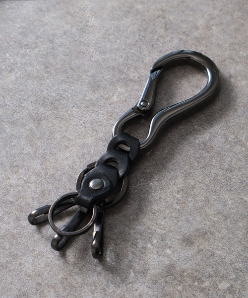 welise(ウェライズ)の「【welise/ウェライズ】-MADE IN JAPAN- ブレイドレザー メタルカラビナキーリング(キーケース/キーアクセサリー・メンズ・ネイビー/ダークブラウン/ブラウン/レッド/ブラック/シルバー系その他/シルバー/シルバー系その他2・FREE)」の20枚目の写真