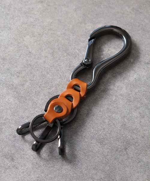 welise/ウェライズ】-MADE IN JAPAN- ブレイドレザー メタルカラビナ