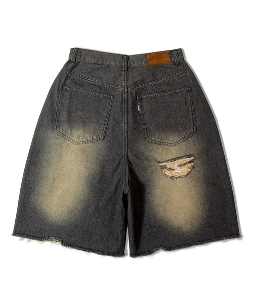 JACKROSE（ジャックローズ）の「JE-DENIM DAMAGE SHORTS（デニムパンツ・メンズ・ブラック/サックスブルー/ブラック系2・M/L）」の11枚目の写真