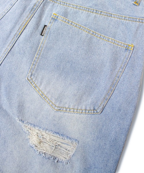 JACKROSE（ジャックローズ）の「JE-DENIM DAMAGE SHORTS（デニムパンツ・メンズ・ブラック/サックスブルー/ブラック系2・M/L）」の5枚目の写真