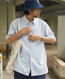Eddie Bauer | シアサッカー 半袖シャツ(シャツ/ブラウス)