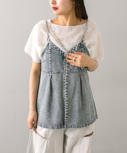 [mline]デニムビスチェ