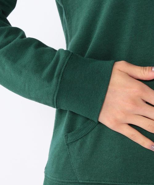 coen(コーエン)の「ミニ裏毛ロゴプリントプルオーバーパーカー(パーカー・レディース・グレー/ダークグリーン/ネイビー/ホワイト・MEDIUM/LARGE)」の12枚目の写真