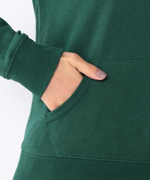 coen(コーエン)の「ミニ裏毛ロゴプリントプルオーバーパーカー(パーカー・レディース・グレー/ダークグリーン/ネイビー/ホワイト・MEDIUM/LARGE)」の5枚目の写真