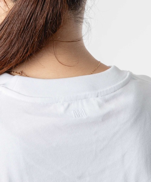AMI Alexandre Mattiussi（アミアレクサンドルマテュッシ）の「AMI PARIS AMI DE COEUR T SHIRTS アミ パリス アミハート Tシャツ（Tシャツ/カットソー・メンズ・ホワイト/ブラック/グレー・MEDIUM/FREE/X-LARGE/X-SMALL/SMALL）」の4枚目の写真