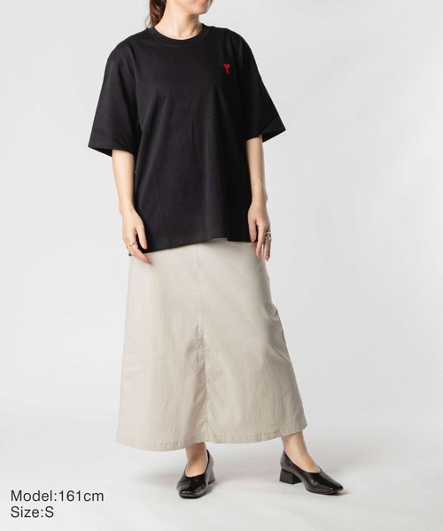 AMI Alexandre Mattiussi（アミアレクサンドルマテュッシ）の「AMI PARIS AMI DE COEUR T SHIRTS アミ パリス アミハート Tシャツ（Tシャツ/カットソー・メンズ・ホワイト/ブラック/グレー・MEDIUM/FREE/X-LARGE/X-SMALL/SMALL）」の6枚目の写真