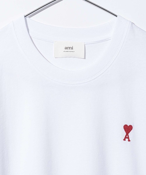 AMI Alexandre Mattiussi（アミアレクサンドルマテュッシ）の「AMI PARIS AMI DE COEUR T SHIRTS アミ パリス アミハート Tシャツ（Tシャツ/カットソー・メンズ・ホワイト/ブラック/グレー・MEDIUM/FREE/X-LARGE/X-SMALL/SMALL）」の14枚目の写真