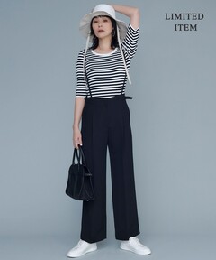 SLIM FRALE PANTS/スリムフレアパンツ（スラックス）｜JOSE MOON