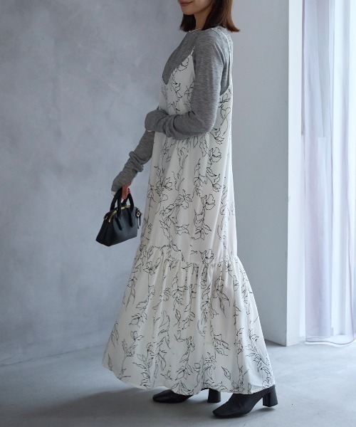 セール】花柄キャミワンピース（ワンピース）｜TRIANGLE PALETTE