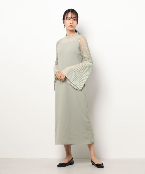 PIAO LIANG LACE DRESS グリーンSサイズ