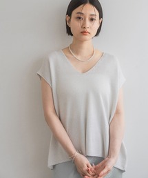 A part by | ペーパーヤーンユルVネックノースリーブ(ニット/セーター)