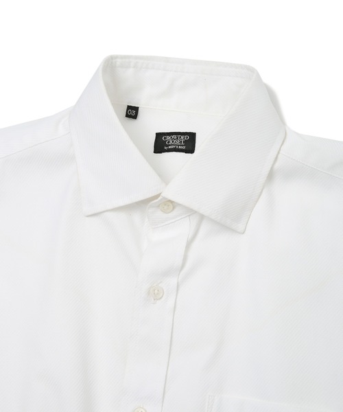 CROWDED CLOSET(クラウデッドクローゼット)の「<イージーケア>スナップダウンビジネスシャツ(ビジネスシャツ・メンズ・ホワイト/ブラック・02/03/04/01)」の16枚目の写真