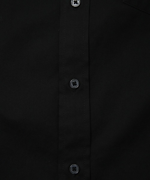 CROWDED CLOSET(クラウデッドクローゼット)の「<イージーケア>スナップダウンビジネスシャツ(ビジネスシャツ・メンズ・ホワイト/ブラック・02/03/04/01)」の5枚目の写真