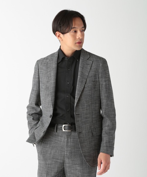 CROWDED CLOSET(クラウデッドクローゼット)の「<イージーケア>スナップダウンビジネスシャツ(ビジネスシャツ・メンズ・ホワイト/ブラック・02/03/04/01)」の9枚目の写真