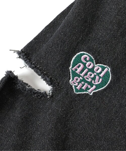 algy（アルジー）の「シシュウ入りグランジワイドタックパンツ（その他パンツ・キッズ・サックスブルー/ブラック・MEDIUM/XX-SMALL/X-SMALL/SMALL）」の18枚目の写真