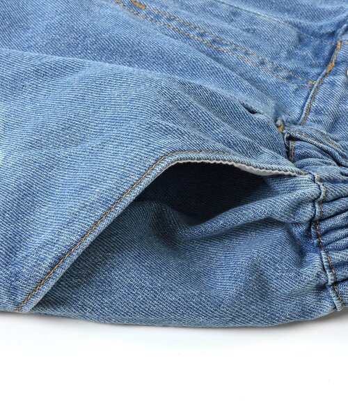 algy（アルジー）の「シシュウ入りグランジワイドタックパンツ（その他パンツ・キッズ・サックスブルー/ブラック・MEDIUM/XX-SMALL/X-SMALL/SMALL）」の4枚目の写真