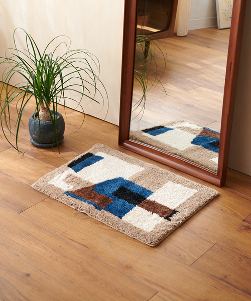 GEOMETRIC MAT 50×70 ジオメトリックマット（ラグ/マット