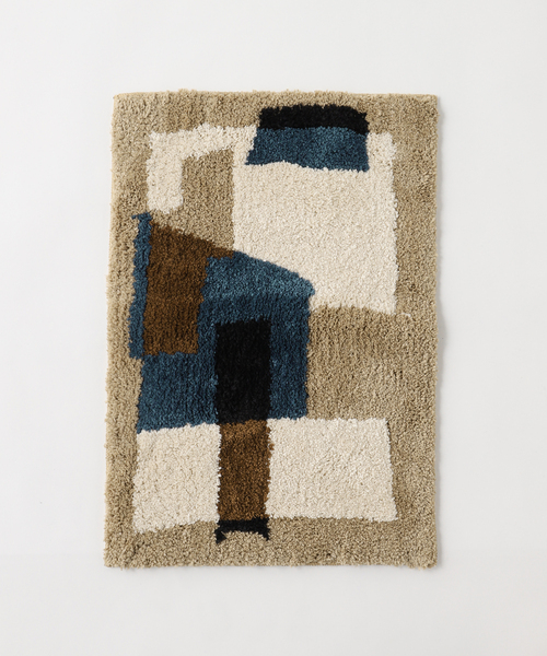 journal standard Furniture (ジャーナルスタンダードファニチャー)の「GEOMETRIC MAT 50×70 ジオメトリックマット(ラグ/マット・レディース・ブルー系その他・FREE)」の3枚目の写真