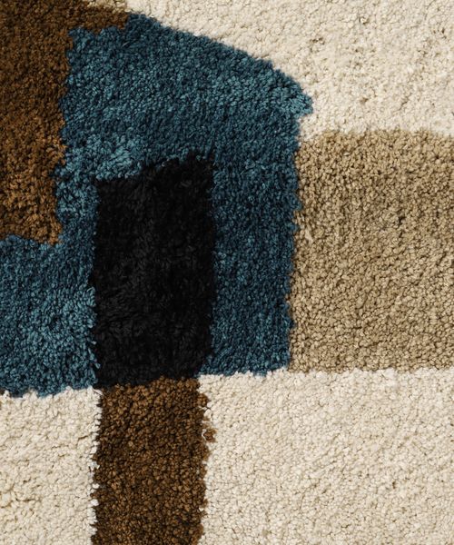 journal standard Furniture (ジャーナルスタンダードファニチャー)の「GEOMETRIC MAT 50×70 ジオメトリックマット(ラグ/マット・レディース・ブルー系その他・FREE)」の8枚目の写真