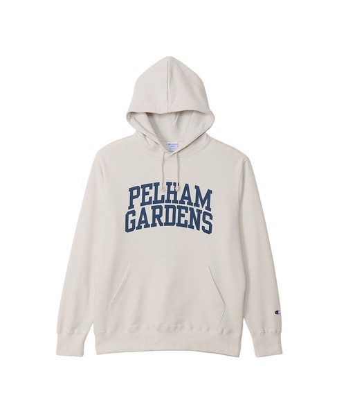 Champion（チャンピオン）の「【Champion/チャンピオン】メンズ ベーシック フーデッドスウェットシャツ（パーカー・メンズ・ネイビー/オートミール/オフホワイト/ブラック系その他/ダークグリーン・LARGE/MEDIUM/SMALL/X-LARGE）」の2枚目の写真
