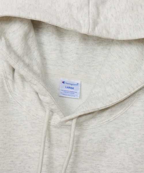 Champion（チャンピオン）の「【Champion/チャンピオン】メンズ ベーシック フーデッドスウェットシャツ（パーカー・メンズ・ネイビー/オートミール/オフホワイト/ブラック系その他/ダークグリーン・LARGE/MEDIUM/SMALL/X-LARGE）」の20枚目の写真