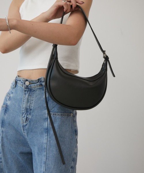 Aunt Marie's（アントマリーズ）の「マルチWAYワンハンドルムーンBAG（ショルダーバッグ・レディース・ブラック/シルバー/モカ・FREE）」の21枚目の写真