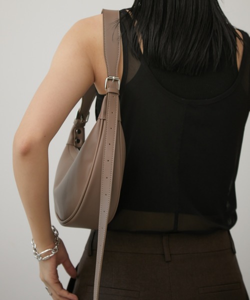 Aunt Marie's（アントマリーズ）の「マルチWAYワンハンドルムーンBAG（ショルダーバッグ・レディース・ブラック/シルバー/モカ・FREE）」の10枚目の写真